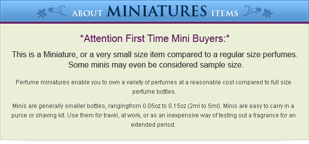 About Miniatures Items